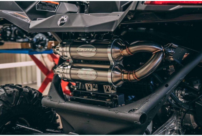 Глушитель двойной RJWC 1337 для квадроцикла Can-Am Maverick X3 Turbo Глушитель двойной RJWC 1337 для квадроцикла Can-Am Maverick X3 Turbo